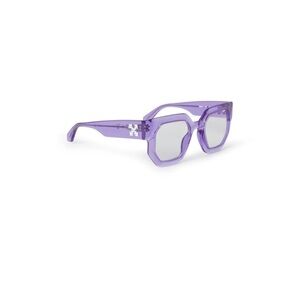 Off white purple glasses. Can be worn with or without prescription!